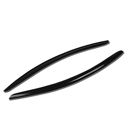 Auto Dynasty 2Pcs Tape-On Window Visor Rain Guard Compatible with 2001-2005 Dodge Stratus Chrysler Sebring 2-Door Coupe, Rain Shields Vent Shade Wind Deflector, Acrylic - size: 01-05 Dodge Stratus / Chrysler Sebring 2-Dr Coupe