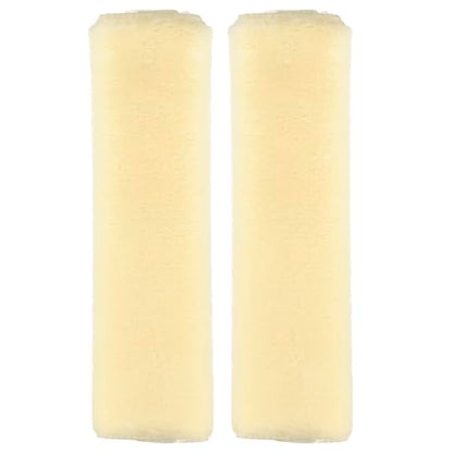 HARFINGTON 2pcs Car Seat Belt Pad Soft Fiber Seatbelt Shoulder Strap Covers Comfortable Driving Cushion Universal Car Accessories for Car, Beige - color: Beige