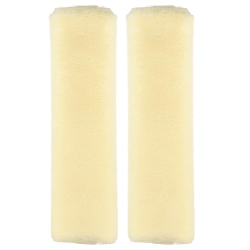 HARFINGTON 2pcs Car Seat Belt Pad Soft Fiber Seatbelt Shoulder Strap Covers Comfortable Driving Cushion Universal Car Accessories for Car, Beige - color: Beige