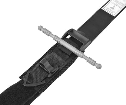 Military-Grade Tactical Combat Tourniquet - Severe Bleeding Control (Black) | Rapid One-Hand Application, Time-Stamped – First Aid, EMS, Law Enforcement, Civilian, Outdoor Survival