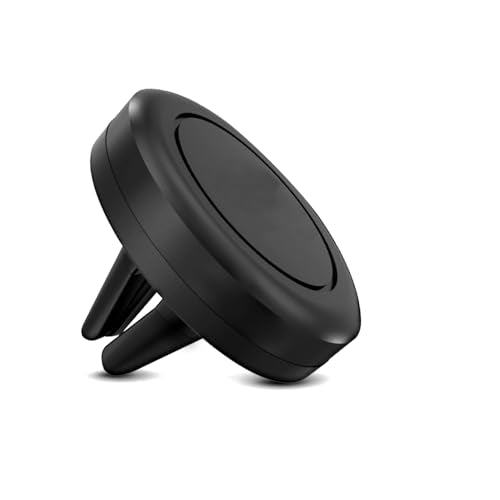 Universal Smartphone Holder - Air Vent Magnetic Car Mount (4 Pack Black) Compatible with iPhone 12/13/14/15/16 & Galaxy LG Android Cell Phone