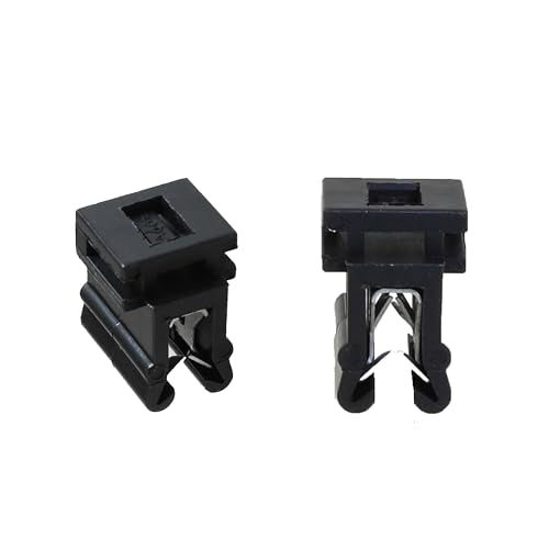 50-Pack Cable Tie Mounts 0.59×0.43×0.39″ – 4-Way Zip Tie Clips & Metal Cable Clips, Adhesive-Free Car Cable Management Wire Holder for Home, Garage, Auto Wiring Harness