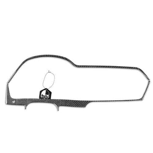 NVCNX Carbon Fiber Compatible with Mercedes-Benz C-Class W204 C250 C300 C350 C63 AMG 2012 2013 2014 Sedan / 2012-2015 Coupe Accessories Dash Instrument Cluster Cover Interior Trim Sticker Decal 2PCs - color: Dash Instrument Cluster Frame Trim - for 2012+