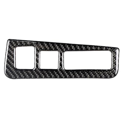 NVCNX Carbon Fiber Compatible with Cadillac XT6 2020-2025 / XT5 2017-2025 2018 2019 2020 2021 2022 2023 2024 Accessories Car Electronic Handbrake Button Panel Cover Interior Trim Black -A - color: Electronic Handbrake Button Panel - a
