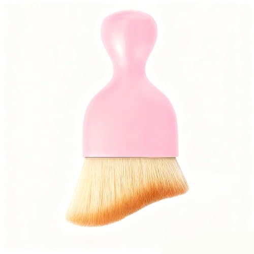 Car Detailing Brush Pink Large Soft Gentle Flexible Dusting Design for Interior Dash Vent Console Surface Cleaning Tool - color: Pink, size: M
