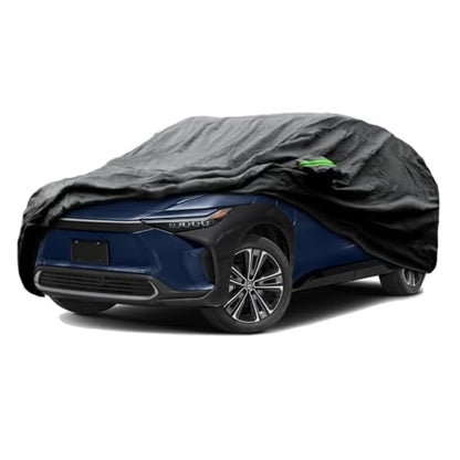 Proadsy Car Cover Custom Fit for Toyota bZ4X 2023 2024 2025 2026, Waterproof All Weather for Automobiles, Full Exterior Cover Rain Snow Sun Protector Indoor Outdoor Car Cover - size: Toyota bZ4X