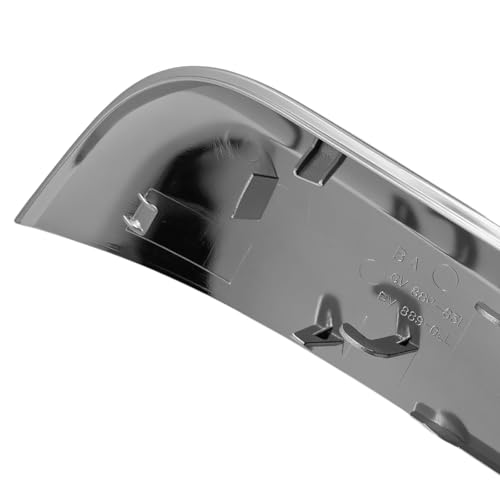 A-Premium Driver Side Rearview Mirror Cover Cap - Compatible with Ford Explorer 2019 - Chrome - style: Left Driver Side