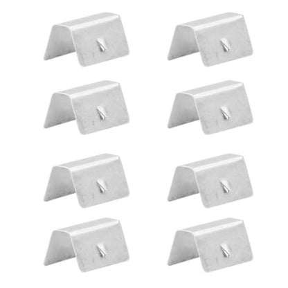 16pcs Wind Rain Deflector Channel Clips Set Universal Stainless Steel Fitting Fixing Retaining Replacement Clip Compatible with Heko G3 Sned