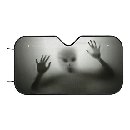 Alien trapped Car Windshield Sunshade Front Window Sun Visor Protector Foldable Shield Cover for Truck SUV - color: Black6
