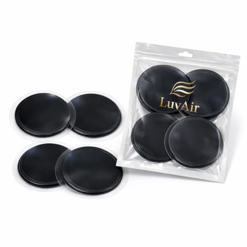LuvAir Non Slip Pad for Car Dashboard – 4 Pack Anti Slip Grip Pads for Car Aroma Diffuser, Phone, GPS & Small Devices, Reusable Silicone Dashboard Mat