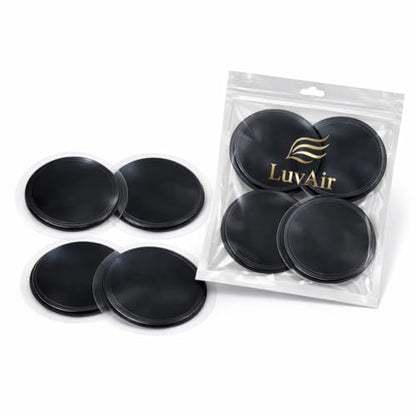 LuvAir Non Slip Pad for Car Dashboard – 4 Pack Anti Slip Grip Pads for Car Aroma Diffuser, Phone, GPS & Small Devices, Reusable Silicone Dashboard Mat