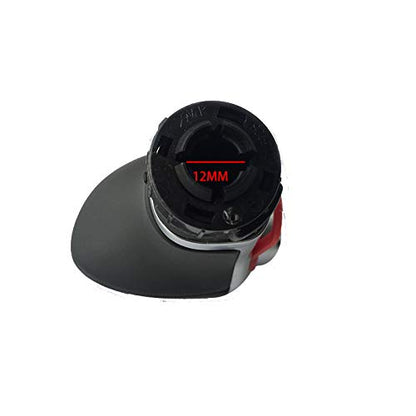 Automatic Left Hand Drive LHD Car Gear Shift Knob Gaitor Boot Cover Leather for Audi A6 C6 A3 8P A4 B8 A5 Q5 (Gear knob) - style: gear knob