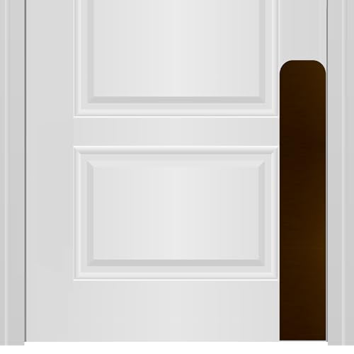 Deck the Door Decor Dog Scratch Door Protection Plate - Elegant Anodized Aluminum for All Door Types. Pet-Safe with Polished Edges and Rounded Corners. 3M Adhesive Mount - Oil Rubbed Bronze 6x30in - color: Oil Rubbed Bronze, size: 6 x 30" (Full Length)