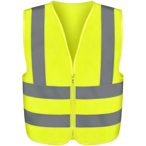 Neiko High Visibility Safety Vest ANSI Class 2, No Pocket, Neon Yellow, XX-Large (2XL) - size: XX-Large, style: Vest