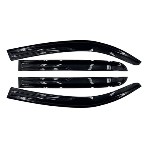Tacoma Rain Guards for 2016-2023 Double Cab/Crew Cab - 4pcs Side Window Visor Deflectors - size: 2016-2023 Toyota Tacoma Double Cab/Crew Cab