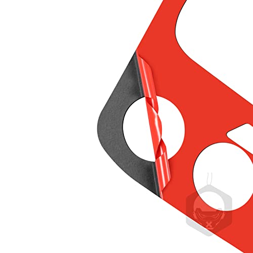 Compatible with Dodge Ram 1500/2500/3500 2013 2014 2015 2016 2017 2018 Red Real Carbon Fiber Central Display Screen Frame Climate Control Cover Car Interior Trim Accessories - color: Red 19