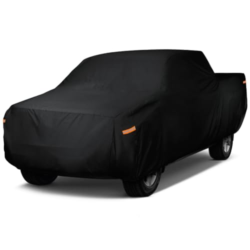 EzyShade 10-Layer Truck Cover Waterproof All Weather. See Vehicle Size-Chart for Accurate Fit. Outdoor Pickup Truck Covers - Ranger Frontier Tacoma. Sun Snow Rain. Black, Size T1 (See SizeChart) - color: Black, size: T1 - see Vehicle Size Chart