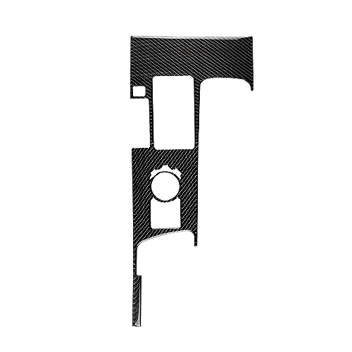NVCNX Car Center Console Gear Shift Panel Cover Decal Compatible with Lexus IS250 2014 2015 / IS200t 2016 2017 / IS300 2016-2020 / IS350 2014-2020 Carbon Fiber Interior Trim Accessories Black - A - color: Gear Shift Panel - a