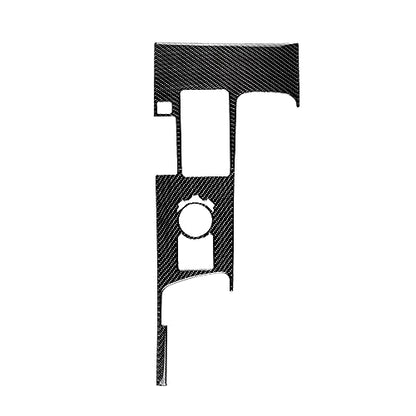 NVCNX Car Center Console Gear Shift Panel Cover Decal Compatible with Lexus IS250 2014 2015 / IS200t 2016 2017 / IS300 2016-2020 / IS350 2014-2020 Carbon Fiber Interior Trim Accessories Black - A - color: Gear Shift Panel - a