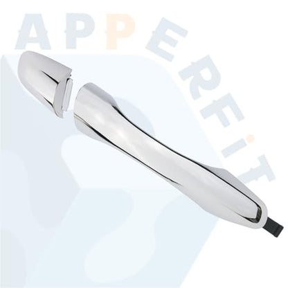 APPERFiT Exterior Door Handle w/End Cap Cover for Rear Door Right Passenger Side Chrome Compatible with Kia Sorento 2016 2017 2018 2019 2020 Replaces 82661-C5010 83662-C5010 - size: RR