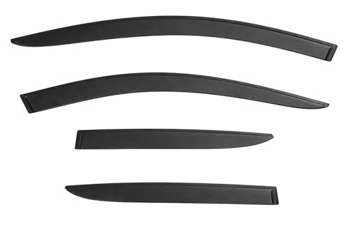 2024-2026 Tape-On Rain Guards Compatible with Hyundai Kona Side Window Visor Deflectors SE SEL Convenience N Line S Limited 2025 - size: For Kona 2024-2026