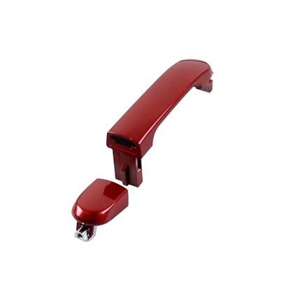 Red 1 Lot 4 Doors Exterior Handle Door Outer Handle Compatible with Nissan Versa 2007-2012 - color: Red