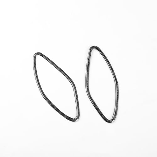 Black Carbon Fiber Compatible with Chevy/Chevrolet Malibu 2016-2025 2017 2018 2019 2020 2021 2022 2023 2024 Accessories Car A-Pillar Audio Component Speaker Cover Interior Trim Decal 2pcs - color: A-pillar Speaker