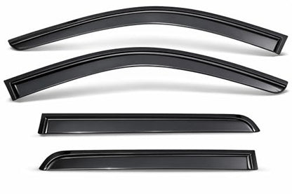2023-2026 Tape-On Rain Guards for Honda Pilot Side Window Deflector Visors LX Sport EX-L TrailSport Touring Elite Smoke Tinted Vent Shades 2024 2025 - size: For Honda Pilot 2023-2026