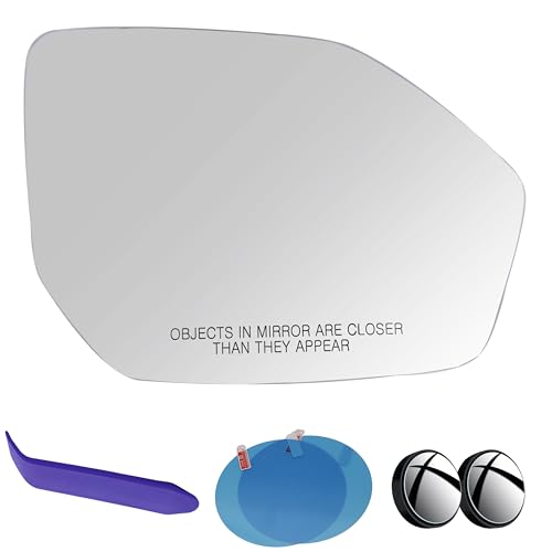 EAP Passenger Side Mirror Glass Compatible with Hyundai Palisade 2018-2025, Heated, 87621S8000 87621S8100 - color: Passenger - Heated