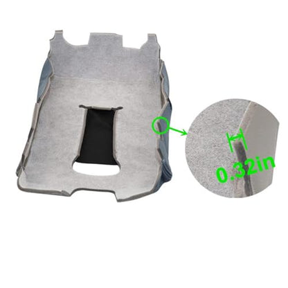 Priprilod Light Gray Leather Center Console Leather Lid Armrest Cover Compatible with Chevy Silverado GMC Sierra 2014 2015 2016 2017 2018 (only Leather Part) - color: Light Gray