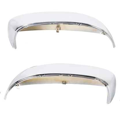 AtticZone Side Mirror Caps Covers Compatible with GMC Sierra Yukon, Chevrolet Silverado Suburban 1500 2500 3500 HD Avalanche Tahoe 2007-2013, Glossy Chrome - color: Glossy Chrome