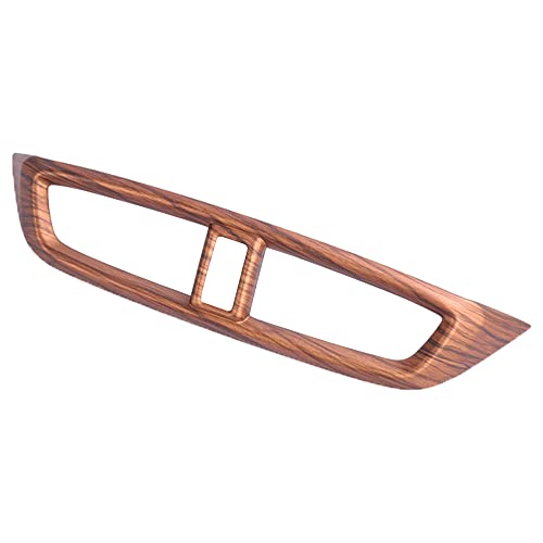 for CRV 2017-2022 Air Vent Trim Central Consoles Wind Outlet Panel ABS Peach Wood Grain Dashboard Stickers for CR-V CRV 2017 2018 2019 2020 2021 2022 LX, EX, EX-L, Touring, Hybrid - color: Central Consoles Wind Outlet Frame