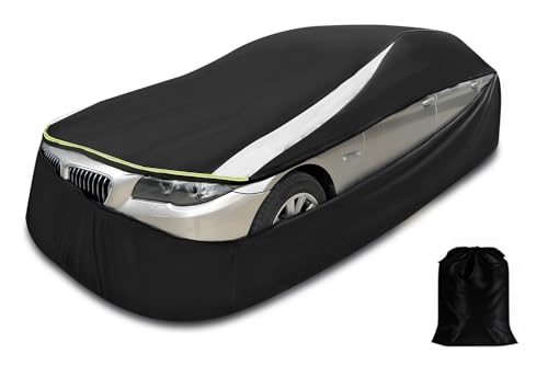 Full Enclosed Car Covers Universal Fit VW Beetle/Golf,Porsche Boxster,350z/370z,Audi TT/A3,BMW Z4,Supra A90/Integra,BRZ,Mini Cooper Clubman Sedan/Coupe/Cabrio/Hatchback Length 165-177 inches - size: 4.For Sedan/Coupe/Hatchback Length 165-177 inches