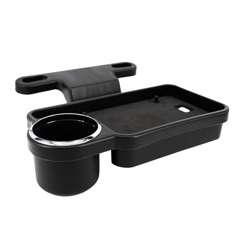 Car Cup Holder Tray, Detachable Eating Organizer Backseat Car Tray, Car Back Seat Organizer Foldable Desing, Automotive Accessories for Most Vehicles