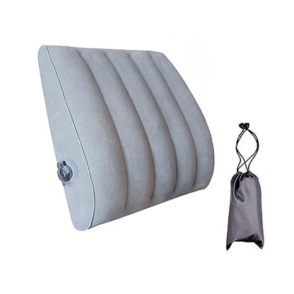 RCFINE Lumbar Pillow Air Inflatable Pillow for Lower Back Lumbar Support Portable Back Pillow for Office Chair Car Seat Cushion