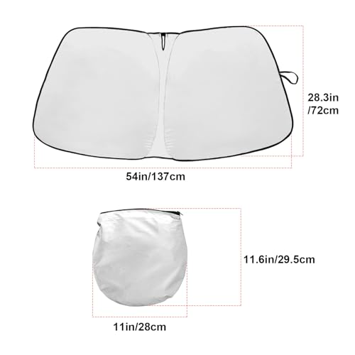 2026 Upgrade Front Windshield Sunshade fit for Mazda CX-5 2017-2026 Reflector Foldable Car Shade Automotive Windshield Sunshades for Mazda CX-5 Windshield Sun Shade |Keeps Your Vehicle Cool| - size: Fit for Mazda CX-5 2017-2026