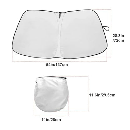 2026 Upgrade Front Windshield Sunshade fit for Mazda CX-5 2017-2026 Reflector Foldable Car Shade Automotive Windshield Sunshades for Mazda CX-5 Windshield Sun Shade |Keeps Your Vehicle Cool| - size: Fit for Mazda CX-5 2017-2026