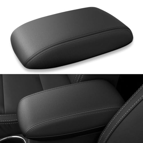 Center Console Armrest Cover Compatible with Toyota Corolla 2014-2019 Accessories, Premium Leather Arm Rest Cover Pad, Car Middle Console Cover (Black) - size: 2014-2019 Toyota Corolla