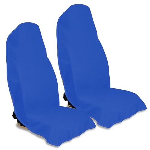 Waterproof Car Seat Cover for Front Seats, Protector for Cars SUVs Trucks, Sweat Towel Seat Covers Bucket for Gym,Workout,Beach,Hiking,Running and Swimming(Blue, 2PCS) - color: Blue, size: 2PCS Front Seat Towel