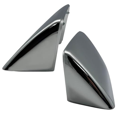 A-Premium 2 PCS Driver and Passenger Side Rearview Mirror Covers Caps - Compatible with Ford Expedition 2015-2017 & Lincoln Navigator 2007-2017 - Chrome - color: Chrome