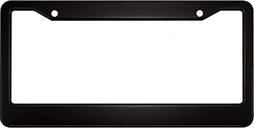 Special Edition Anodized Aluminum CAR License Plate Frame - Black - color: Black