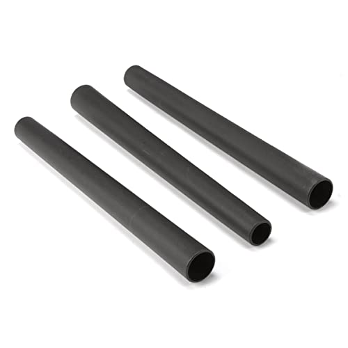 Shop-Vac 9061400 1.25 Inch Diameter Extension Wands, 3-Piece Set, Durable Black Plastic, Ideal for Extended Reach With 1.25 Inch Hoses - style: Extension Wands