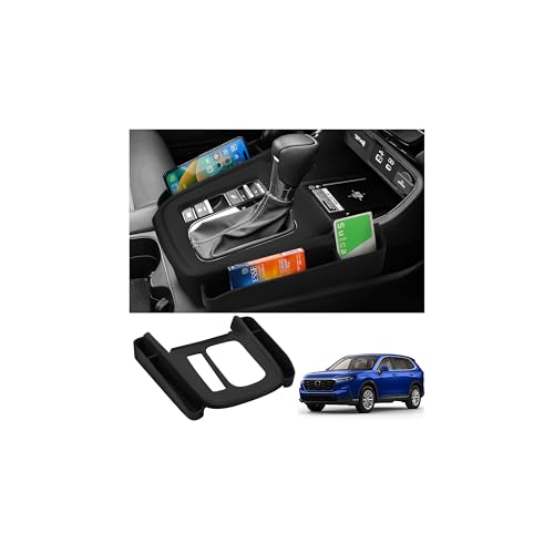 Autorder Silicone Center Console Organizer for 2023-2026 Honda CRV CR-V Accessories Seat Gap Storage Box Soft Gear Shift Panel Trim Cover - size: 2023+ CRV Silicone Organizer