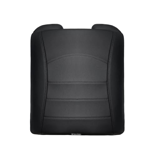 Muslogy Center Console Armrest Cover Fit for Dodge Ram1500 2013-2018 & Ram2500/3500 2013-2026 Accessories, Comfort Armrest Pad Console Lid Cushion Vegan Leather 1-Inch Extra Thick(Jump Seat ONLY) - size: 3) 13-18 |RAM1500| 13-25 RAM2500/3500|Jump,+Thick