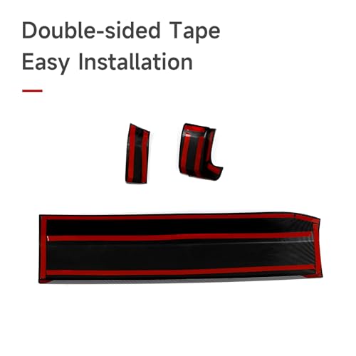 Car Copilot Panel ABS Sticker Carbon Fiber Decal Cover Interior Trim Accessories for Toyota 4Runner SUV 2010-2025 Black - color: Copilot Panel