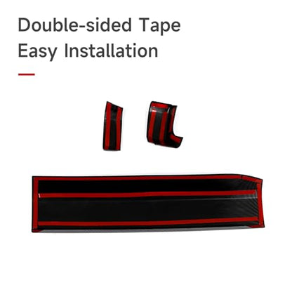 Car Copilot Panel ABS Sticker Carbon Fiber Decal Cover Interior Trim Accessories for Toyota 4Runner SUV 2010-2025 Black - color: Copilot Panel