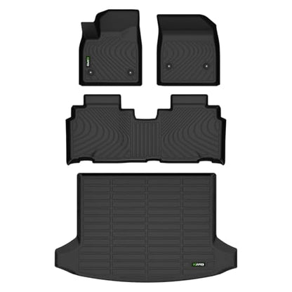 HAFIDI® Floor Mats & Cargo Liner Set Fit for 2024 2025 2026 Chevy Blazer EV &Honda Prologue All Weather Protection TPE Anti-Slip Full Set Floor Liners Custom Chevrolet Blazer Accessories - Black - style: 4) For Blazer EV 2024 2025 2026 Full Set
