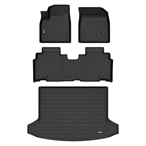 HAFIDI® Floor Mats & Cargo Liner Set Fit for 2024 2025 2026 Chevy Blazer EV &Honda Prologue All Weather Protection TPE Anti-Slip Full Set Floor Liners Custom Chevrolet Blazer Accessories - Black - style: 4) For Blazer EV 2024 2025 2026 Full Set
