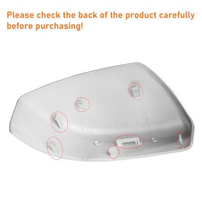 Moonlinks Compatible with Nissan Sentra 2013 2014 2015 2016 2017 2018 2019 Left Side Mirror Cover Replacement, Silver Left Driver Side Door Rearview Mirror Cap Trim - size: Left Silver