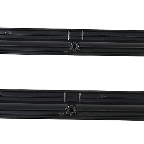 G-PLUS Door Sill Scuff Plate Protector Pair Set LH & RH Sides Compatible with 1992-2011 Ford Ranger F57Z1013208A Black - size: 92-11 Ford Ranger